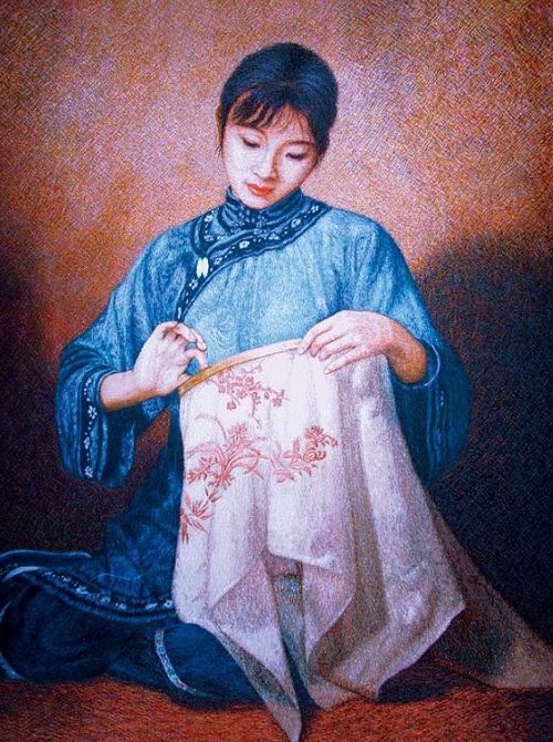 蘇中刺繡坊趙啟中——以針作畫，巧奪天工