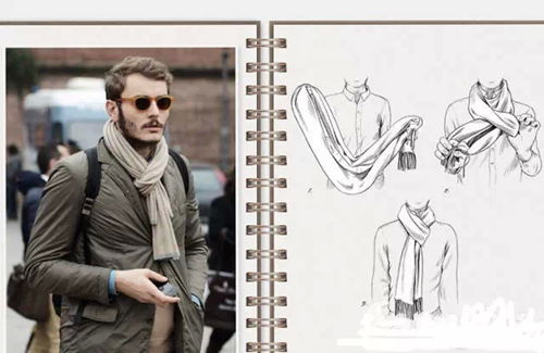 街拍全球型男最in圍巾系法，要溫度更要風(fēng)度！