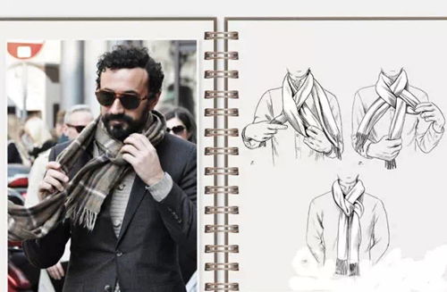 街拍全球型男最in圍巾系法，要溫度更要風(fēng)度！