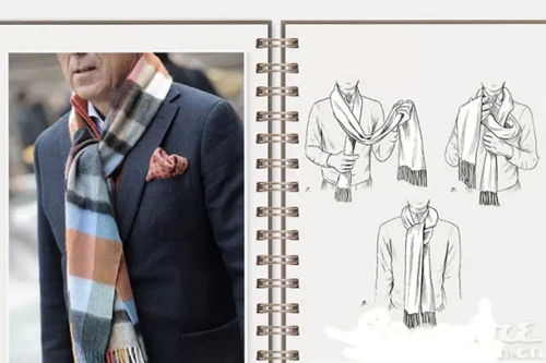 街拍全球型男最in圍巾系法，要溫度更要風(fēng)度！