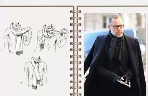 街拍全球型男最in圍巾系法，要溫度更要風(fēng)度！